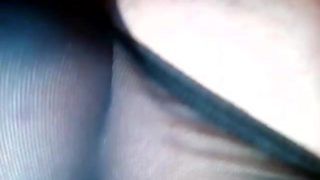 First time crossdressing and playing whit my dildo