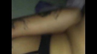 Mixed girl w/ big booty fucked from behind