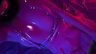 ♡ ANDROID-GIRL IN HARNESS SHOW HER BODY PART 2 ♡