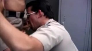 Bear Cops In The Locker Room