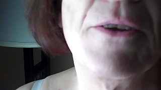 Fucking Granny Comsluts mouth in front of a window