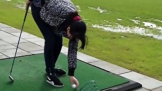 Washing car and fucking in it