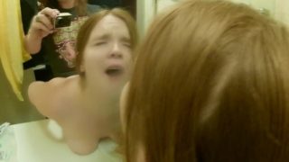 Real Dirty Amateur Fucked & Humiliated to Pay Rent - Eat Cum Off Mirror