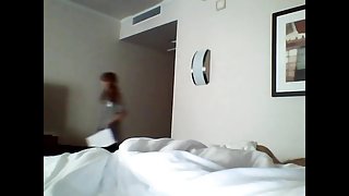 Flashing Hotel Maid My Cock 10a