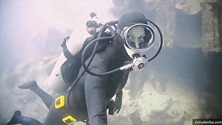 Vicky Devika Scuba Fetish Compilation
