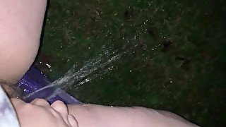 Pissing out my window after holding it for several hours