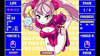 Sukebe! Blocks #1 el juego de la pelotita quita ropa