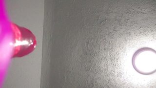 Cell phone POV riding my new dildo