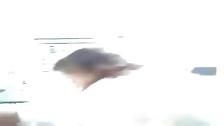 Sexy Polish immature Disrobes On The Balcony