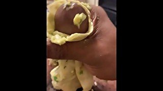 She ordered the Burrito Dick with extra CUM!!! Food porn love
