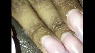 Friend rubbing her pussy for my husband