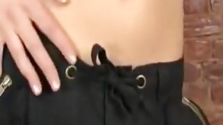 Chick and her hairy pussy