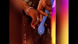 Creamy Wet Ebony Pussy
