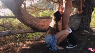 GOOSEBUMPS SUNSHINE ROMANCE - perfect longhair blonde girlfriend gets fucked intense in the forrest