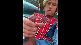 Tom Holland SpiderMan Porn Big Cock Tom Holland Dick Print bulge Huge cock Cumming leaks exposed