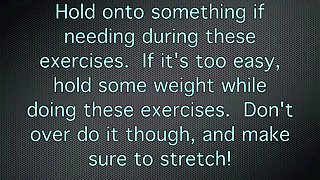 Follow Along Calf Muscle Exercise