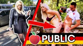 PUBLIC PARK-FUCK Tatjana Young Banged by Stranger in the woods dates66.com