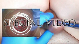 The inside of the urethra was observed by placing an endoscope in a 10 mm test tube.