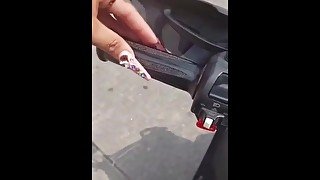 New Mistress long nails teasing ,coming soon handjob video!