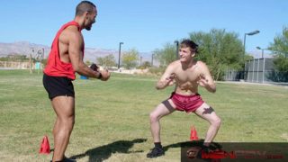 Black Coach Gets A Little Touchy W/ His Football Player, Gives Him The BBC