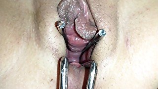 Pussy expander peehole insertion urethral sounding