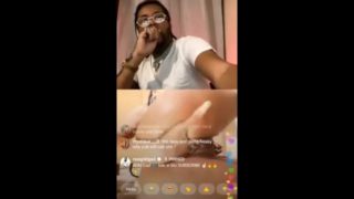 JAMAICAN GIRL ON GOLD GAD INSTAGRAM LIVE