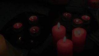 two hawt angels masturbating with sex tool