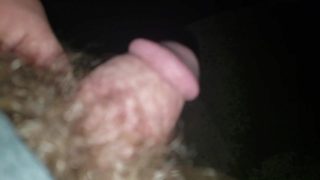 Peeing next to my car