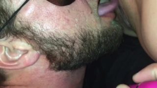 He licks,sucks,and toys my pussy til I cum loud and hard on his tongue!