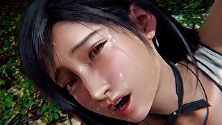 POV - Crazy fuck Tifa's big ass