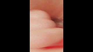 Mexican mounted on a plastic cock squirts cream and moans richly