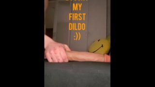 i suck my 11 inch dildo