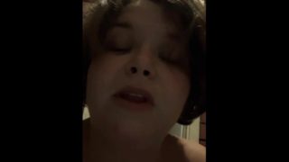 Chubby Slut Dirty Talks, Plays With Herself While Thinking About Young BBC