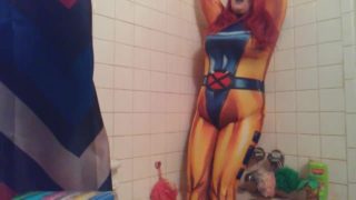 Jean Grey Tied Up and Inflated with Water