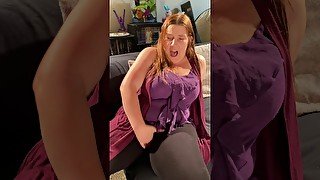 Two Edging Orgasms - WeVibe Vibrator - Plus Size Modeling Fetish