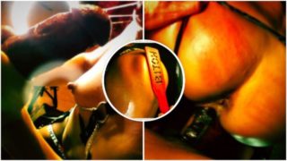 BDSM a Natale, sculacciata e frustata mi fa venire più volte, creampie finale!