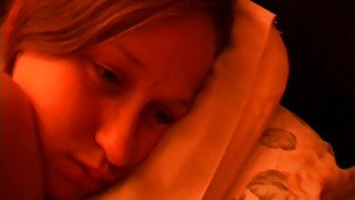 Adorable gal with long hair gets her tight coochie licked well