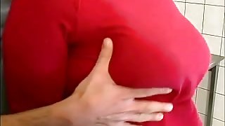 fat granny fuck and oral-sex with food