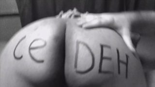 BBW and husband have fun with handcuffs for Cedeh * Cumshot *