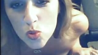 College girl Laura strips