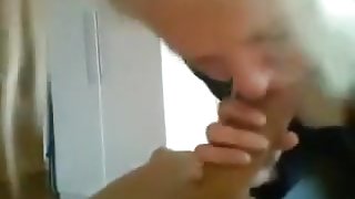 Outstanding large schlong oral stimulation in advance of this babe goes to work