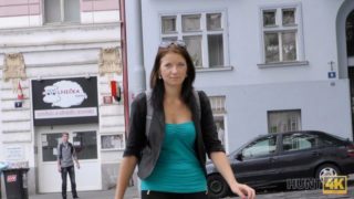 HUNT4K. Euro lassie is ready to undress and make love to stranger