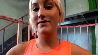 tight young perky blonde