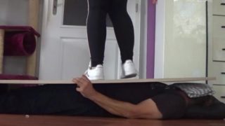 aggressive stomping on a slave part 2 - adidas