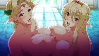 Hentai Two Elf Girls with Big Tits