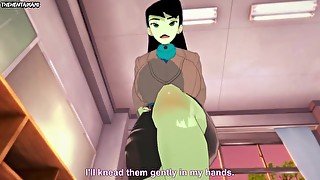 Feet POV Hentai Shego aka Miss Go Gives You After School Lessons! Kim Possible