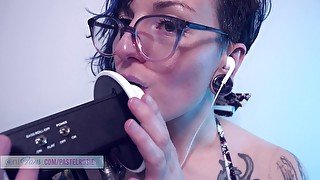 SFW AMSR -  Deep Playful Ear Eating - PASTEL ROSIE Melt Your Brain Microphone Licking Spine Tingles