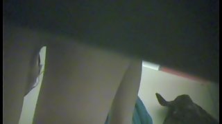 Changing room ass of amateur looks round and firm