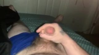 Jacking off before bed