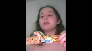Eating a Granola Bar